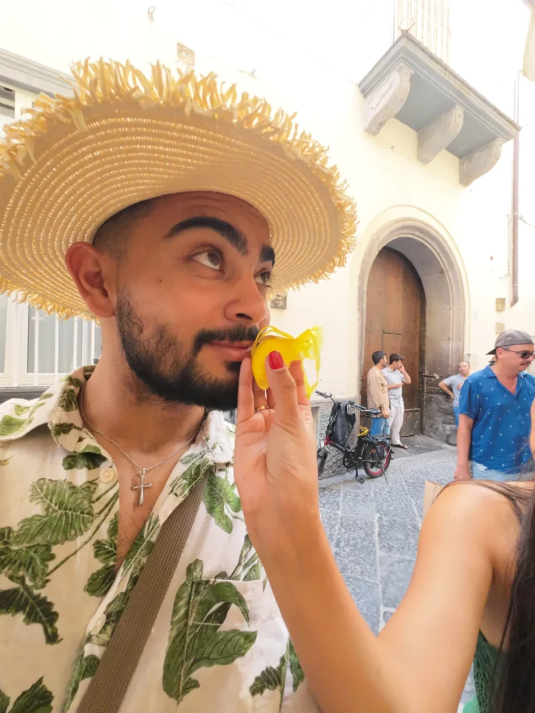 I had to try the authentic limoncello